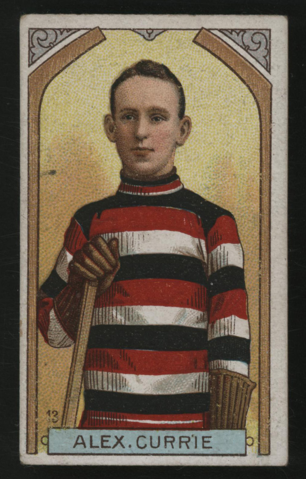 1911-1912 C55 Imperial Tobacco Hockey #13 Alex Currie - Issued Front