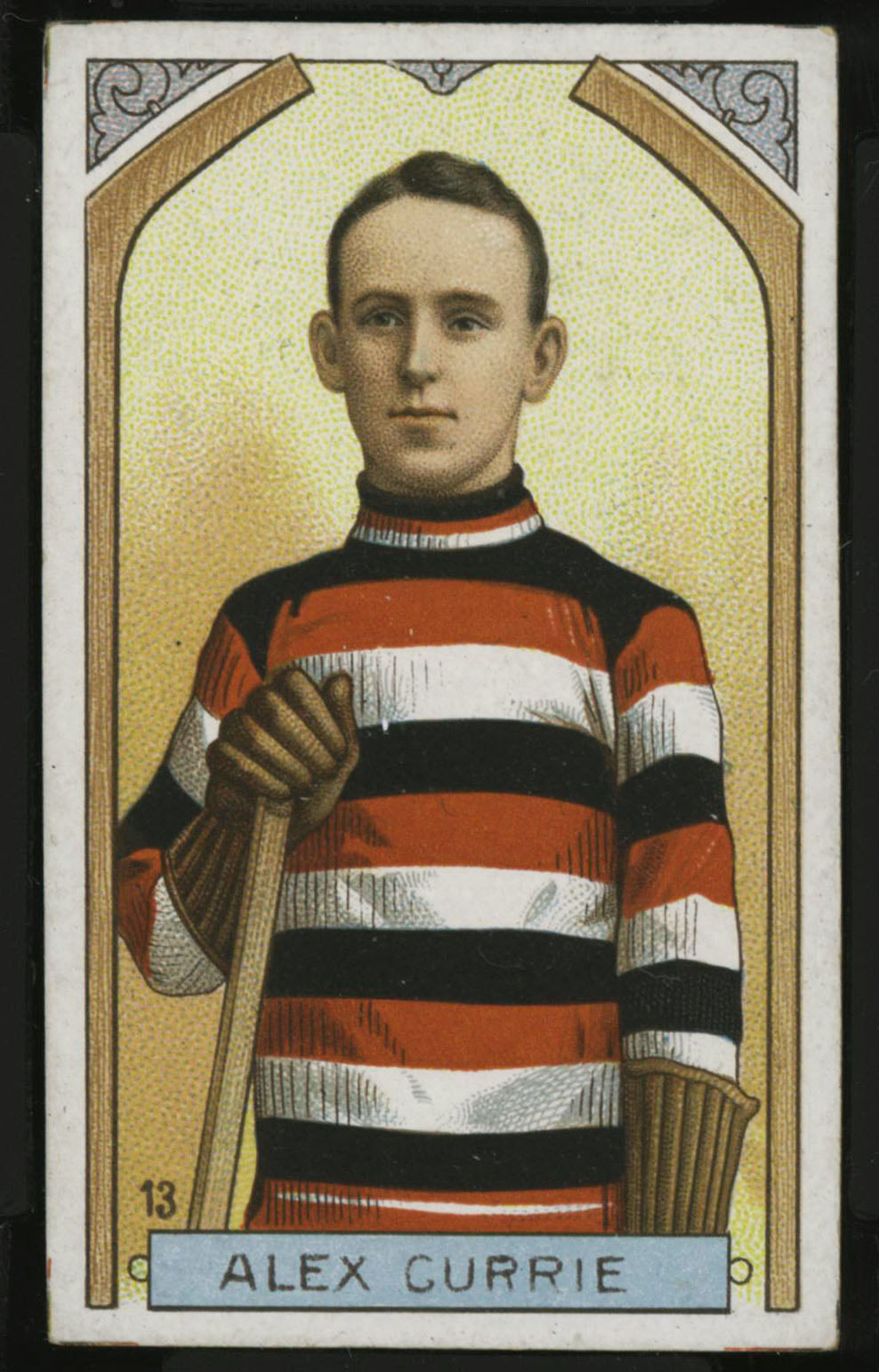 1911-1912 C55 Imperial Tobacco Hockey #13 Alex Currie - Proof Front