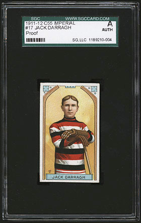1911-1912 C55 Imperial Tobacco Hockey #17 Jack Darragh - Front