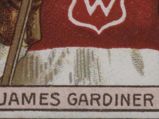 1911-1912 C55 Imperial Tobacco Hockey #36 James Gardiner (Gardner) - Issued Detail